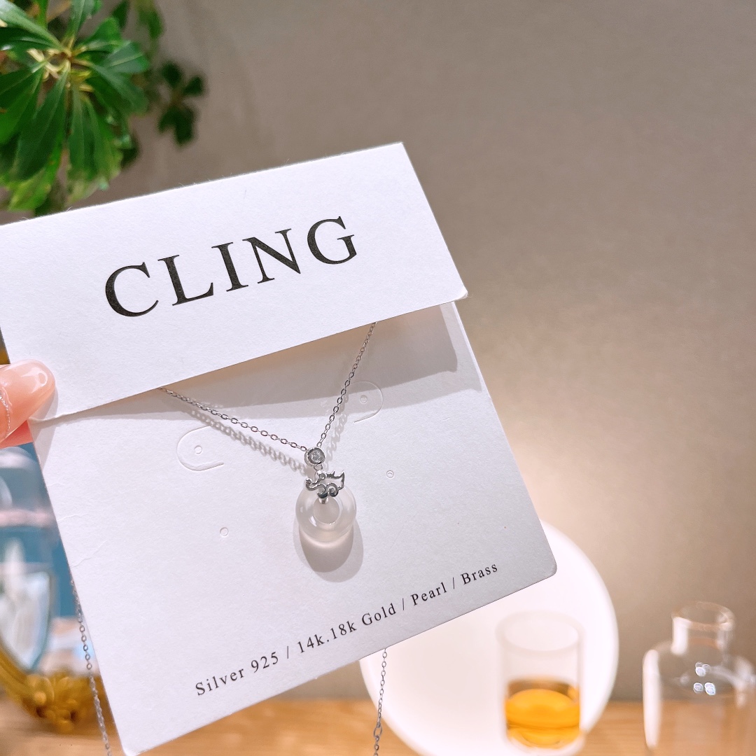 Massivsilber Kette Vintage Büro Gold