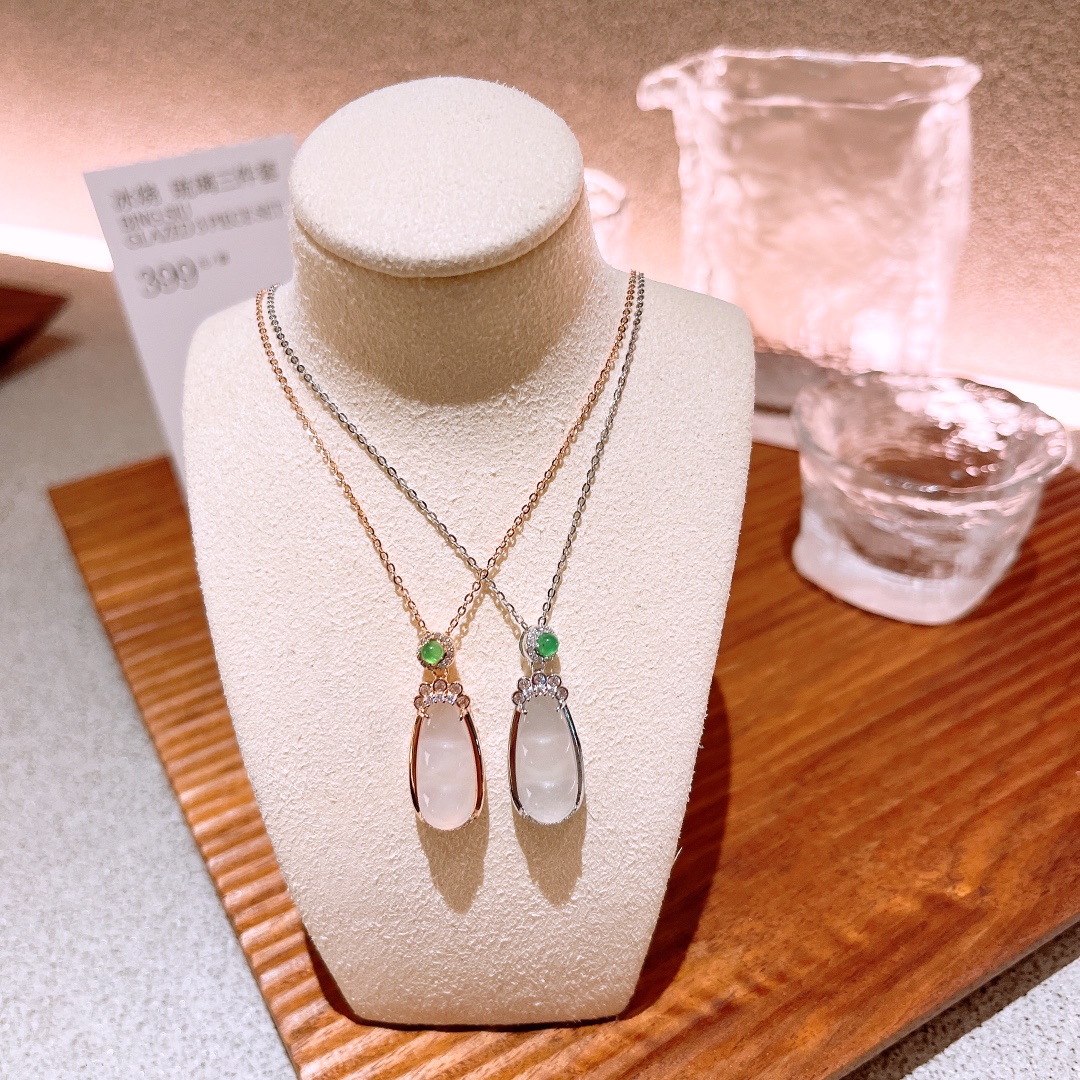 アーティスティックニッケル無添加銀ネックレスゴールド バレンタインデー