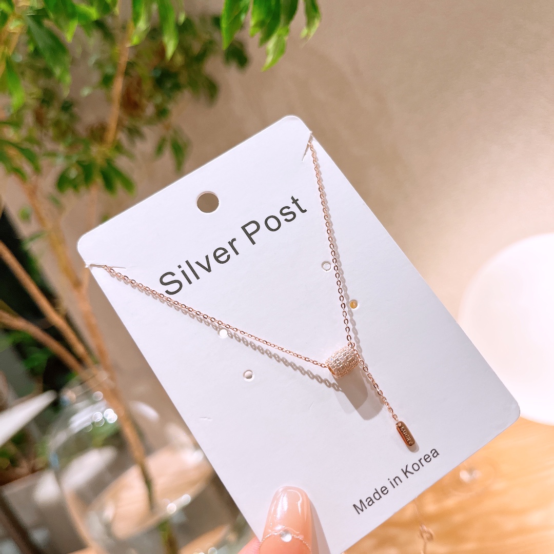 幻想的S925スターリングシルバーネックレスシルバー クリスマス