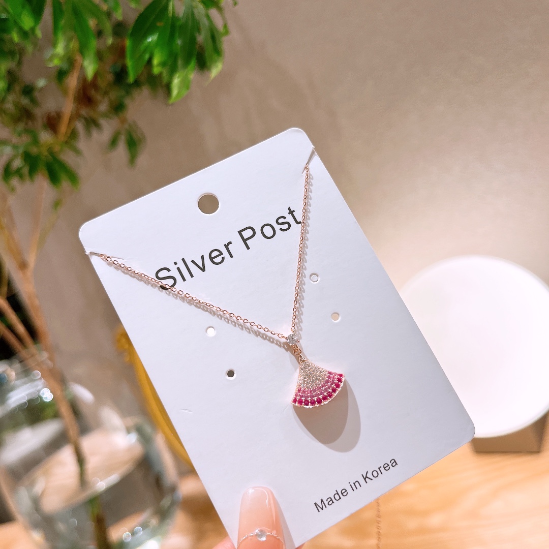 高級感低アレルギー銀ネックレスゴールド 母の誕生日