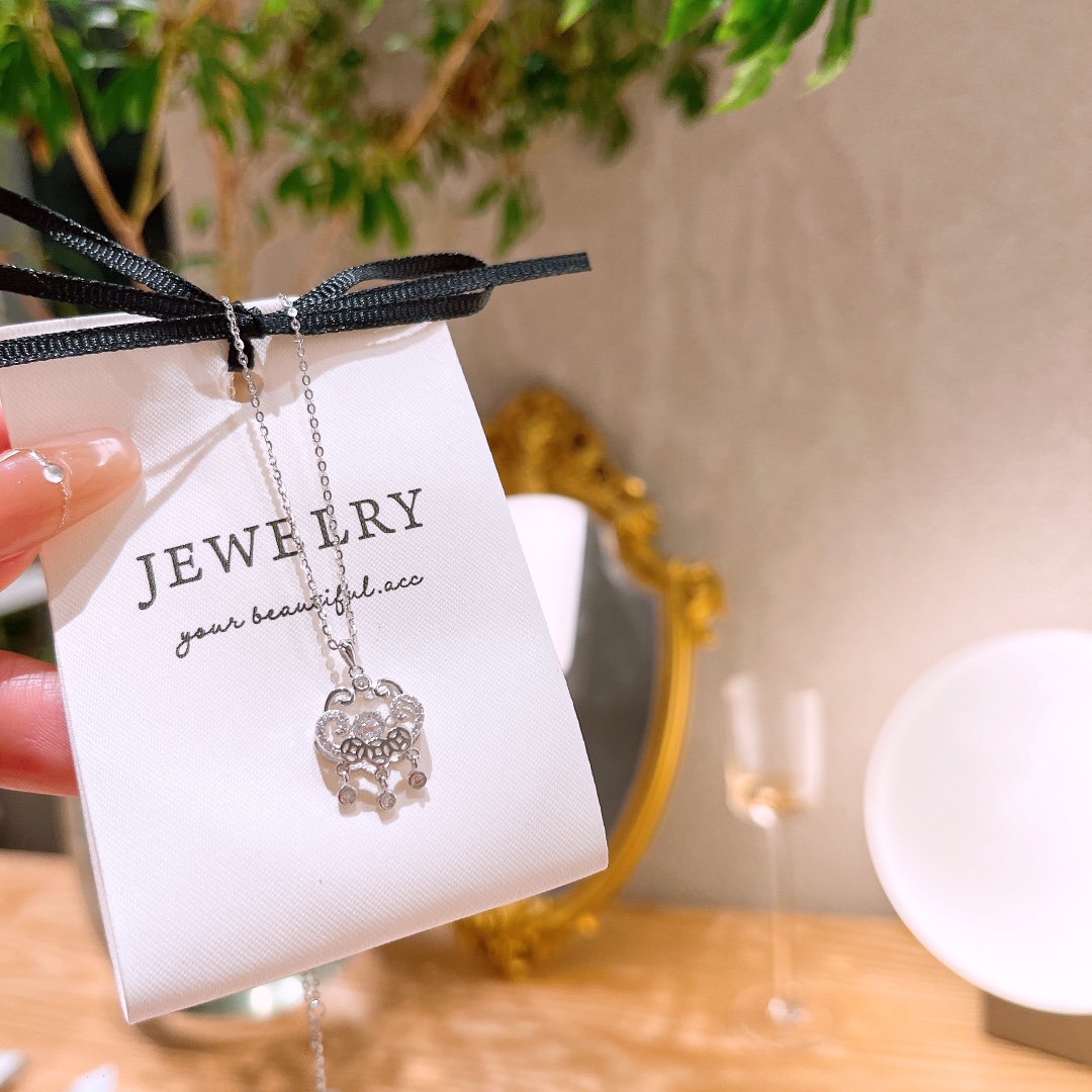 フレンチ925シルバーネックレスゴールド 親友へのプレゼント