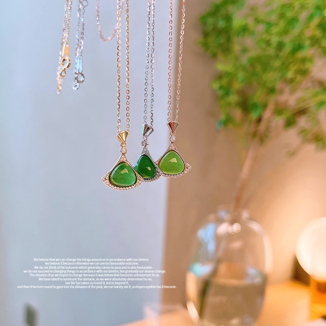 S925 Sterlingsilber Kette Wald Valentinstag Gold