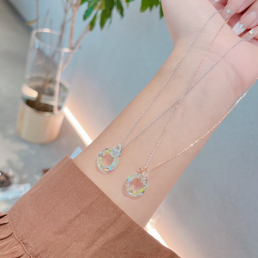 S925 Sterling Silver Necklace Soft Office Gold