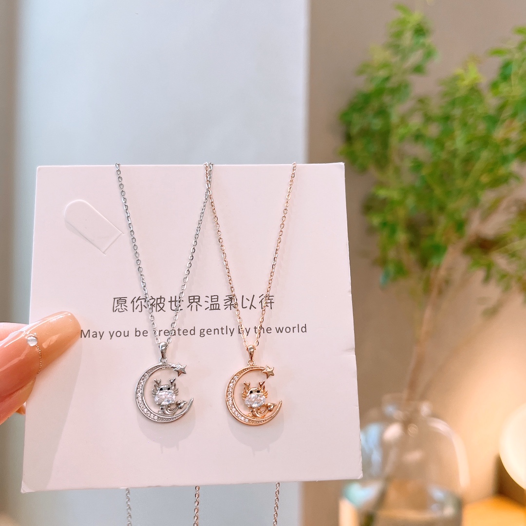 ミニマルファインシルバーネックレスゴールド パーティー