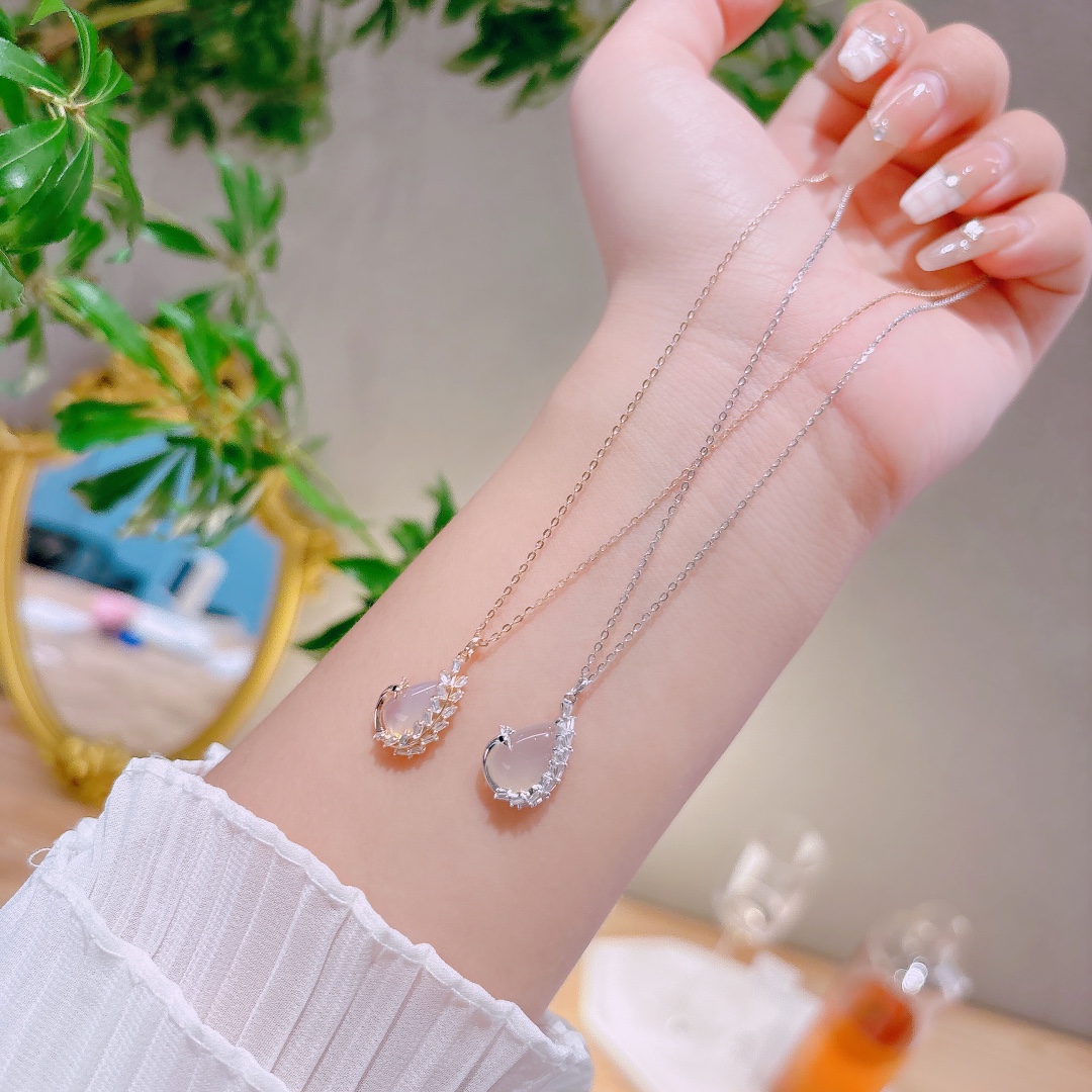 925 Silver Necklace Chic Teacher's Day Silver