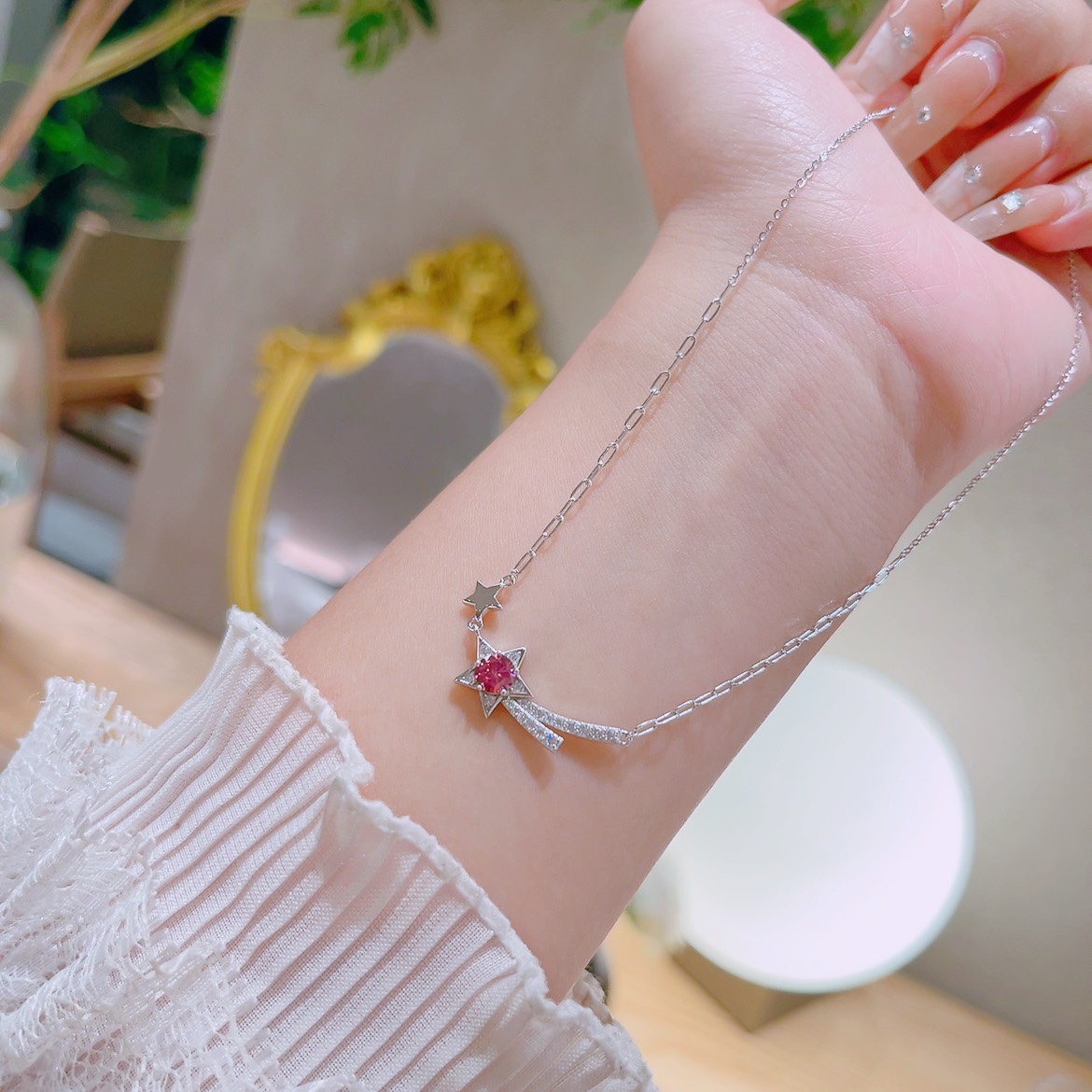 925 Silver Moissanite Necklace Fresh Wedding Silver