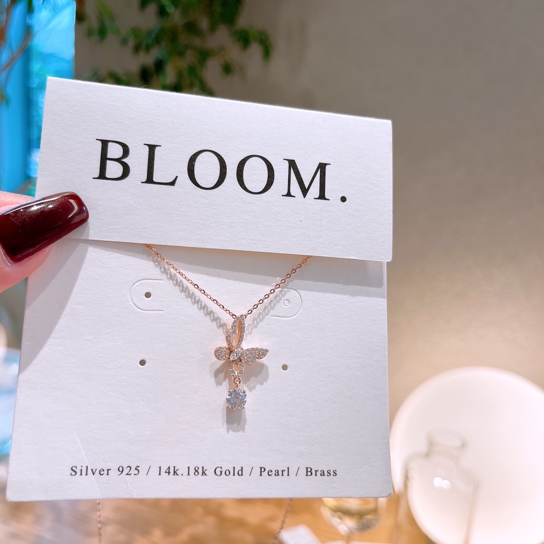 Hochglanzpoliertes Silber Moissanit Kette Zart Standesamt Gold