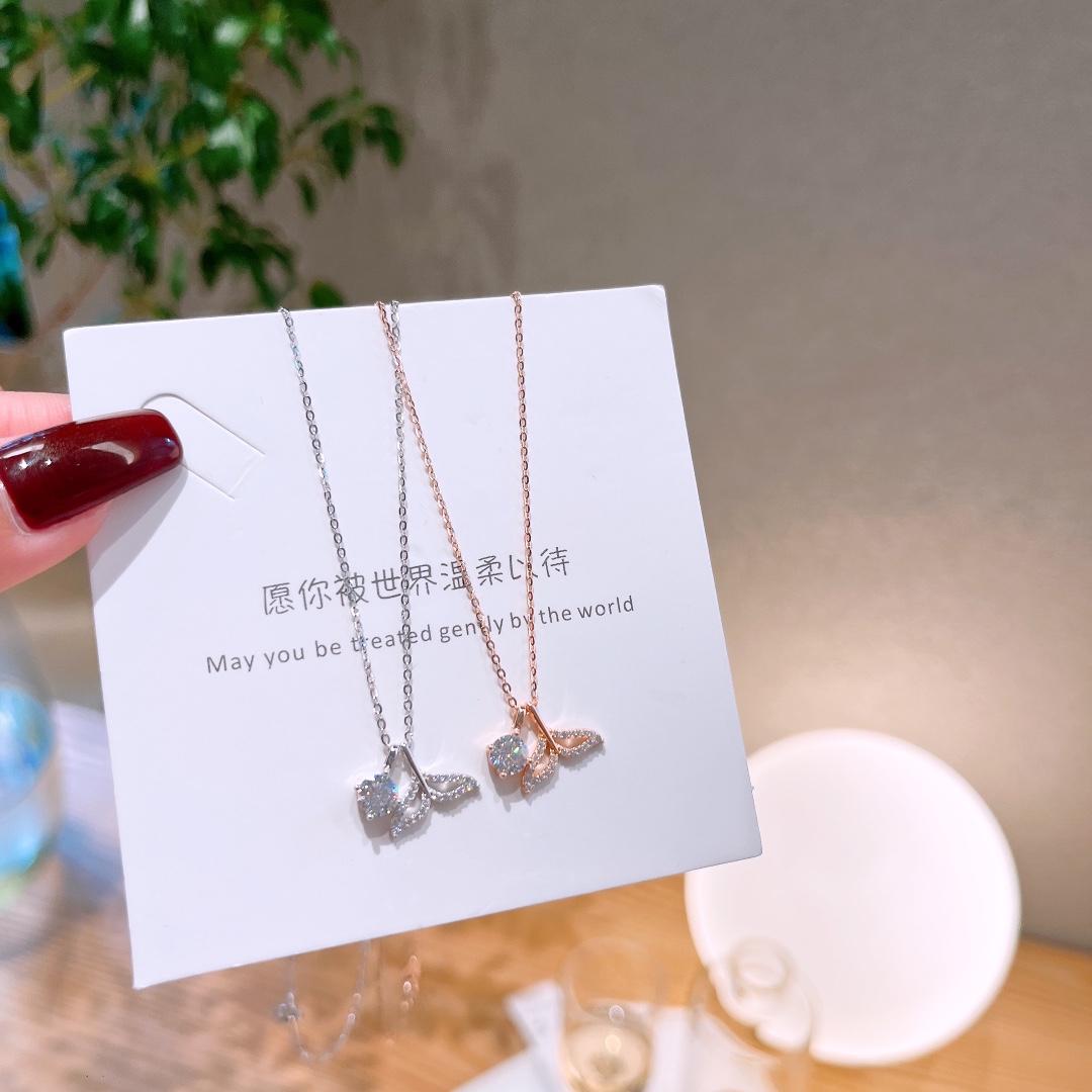 さわやか系925シルバーモアッサナイトネックレスシルバー 父の日