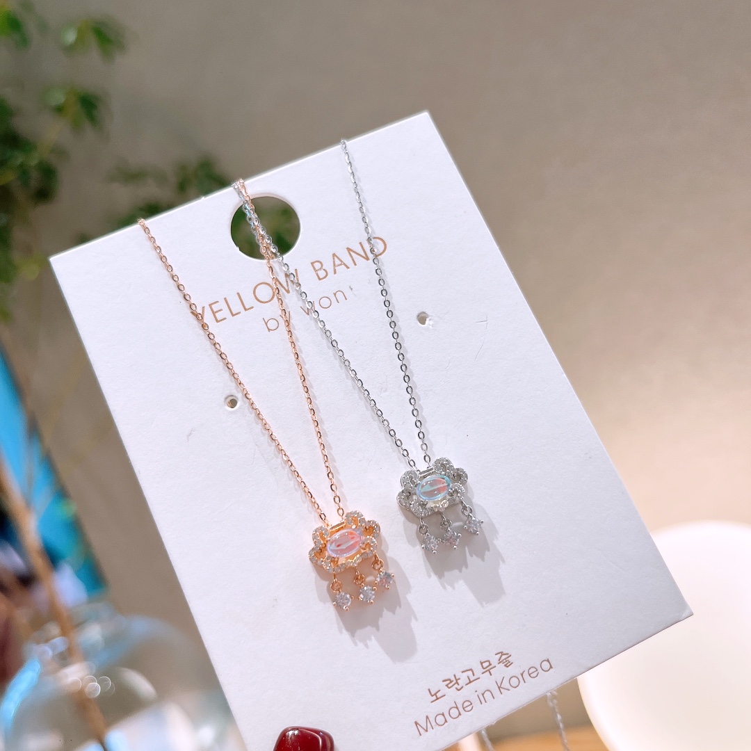 Massivsilber Kette Süß & cool Geschenk für beste Freundin Silber