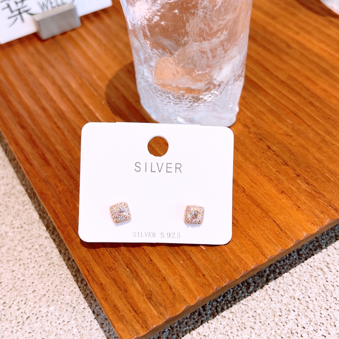 Low Allergy Silver Earrings Gentle Self-love Gold