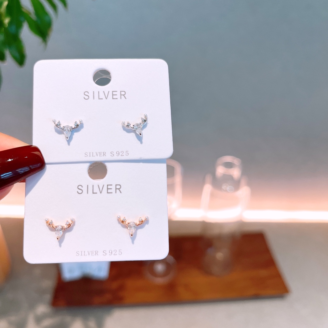 可愛い925シルバーイヤリングシルバー 親友へのプレゼント