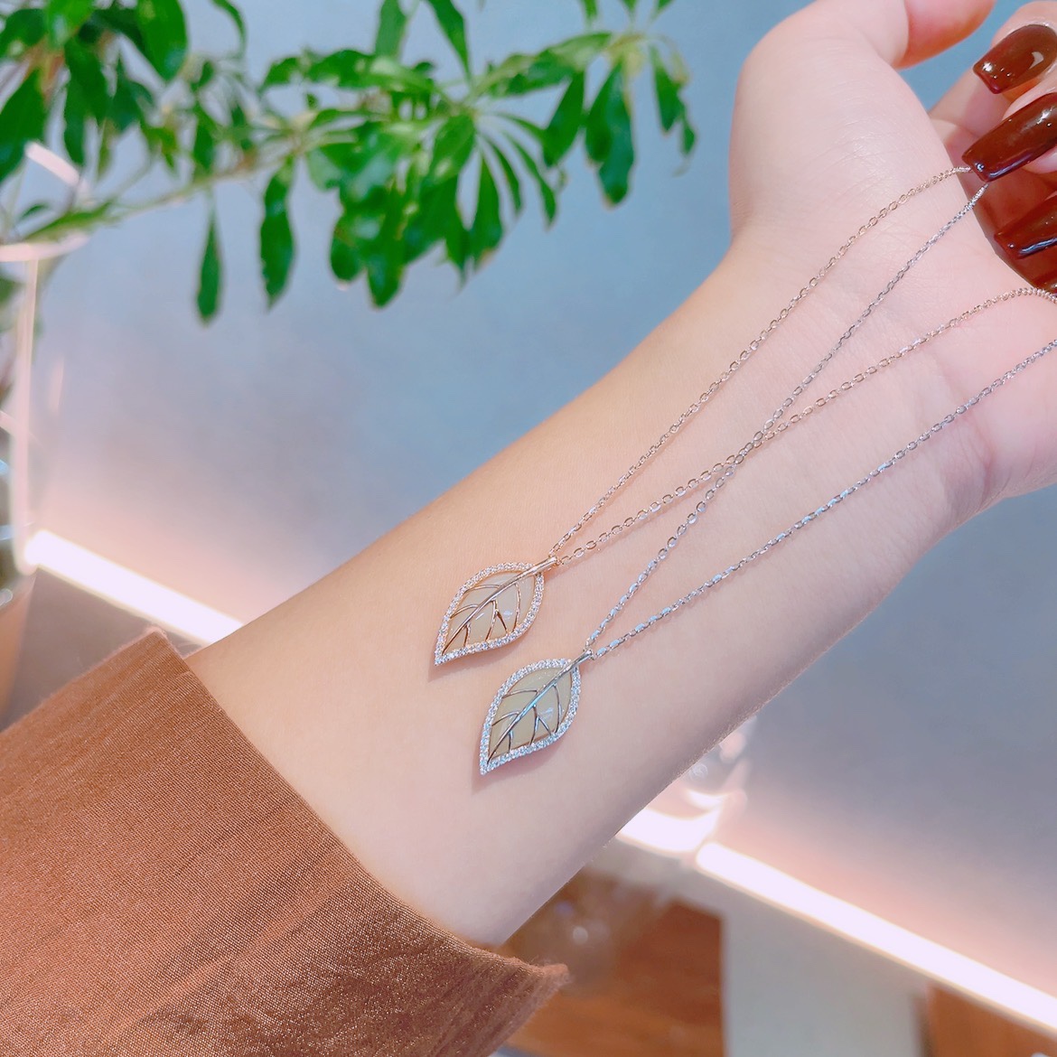 Fine Silver Hetian Jade Necklace Dainty Everyday Wear Silver