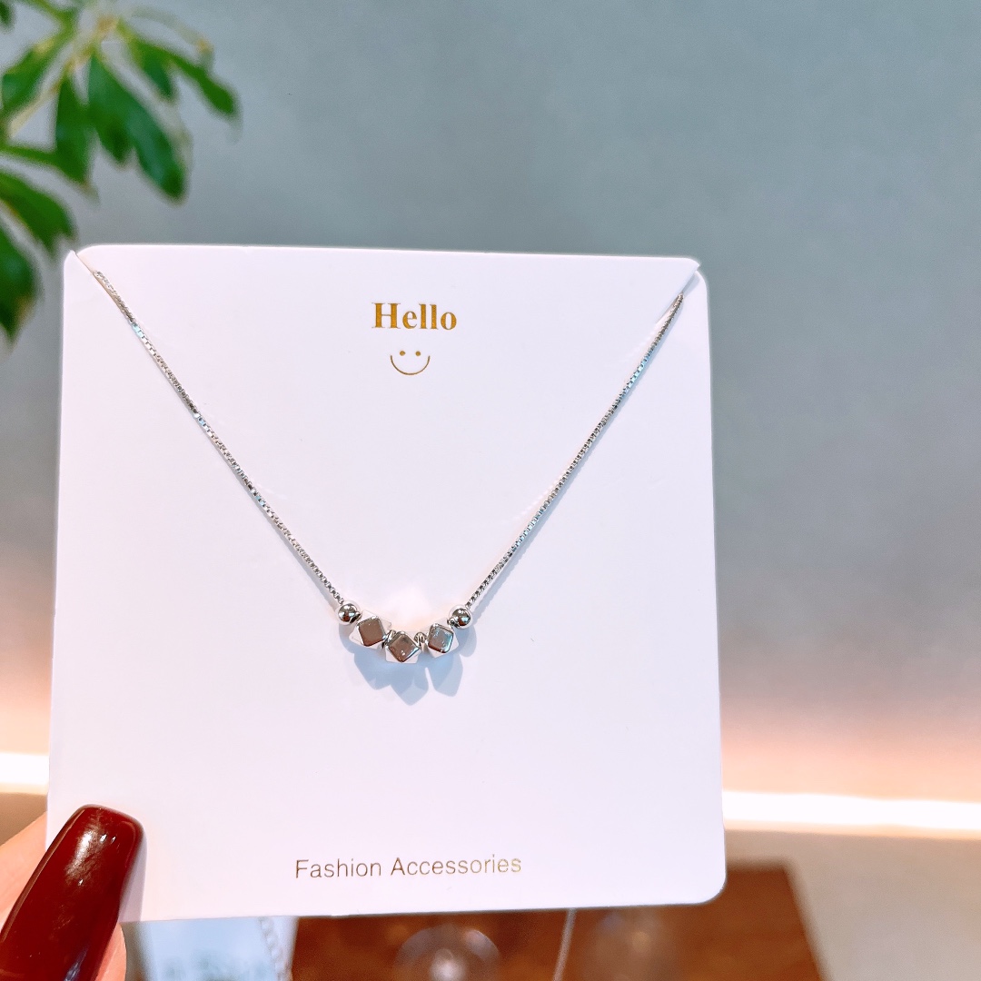 森ガール925シルバーネックレスゴールド 先生の日