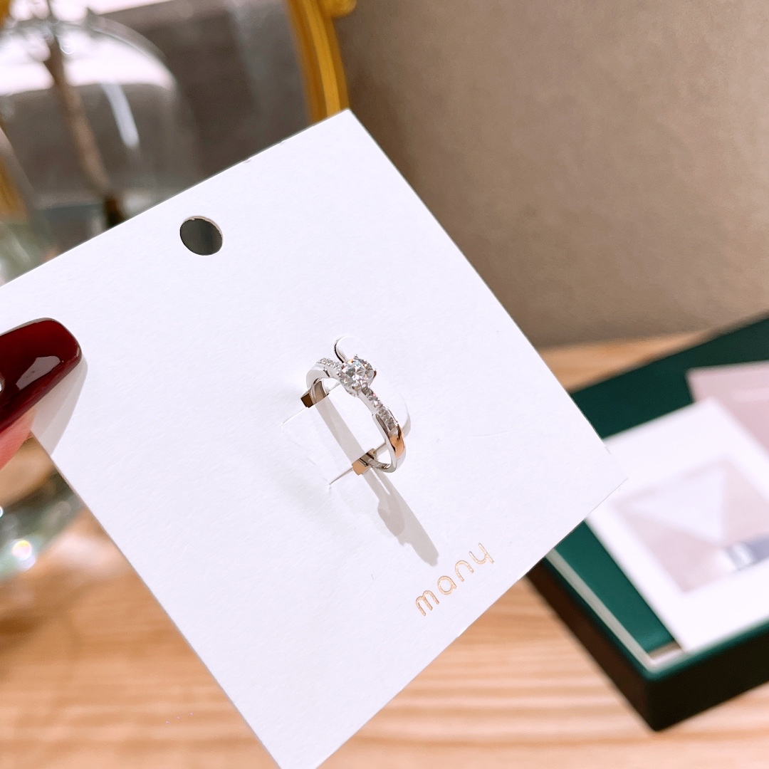 925 Silver Moissanite Ring Sweet Date Night Silver