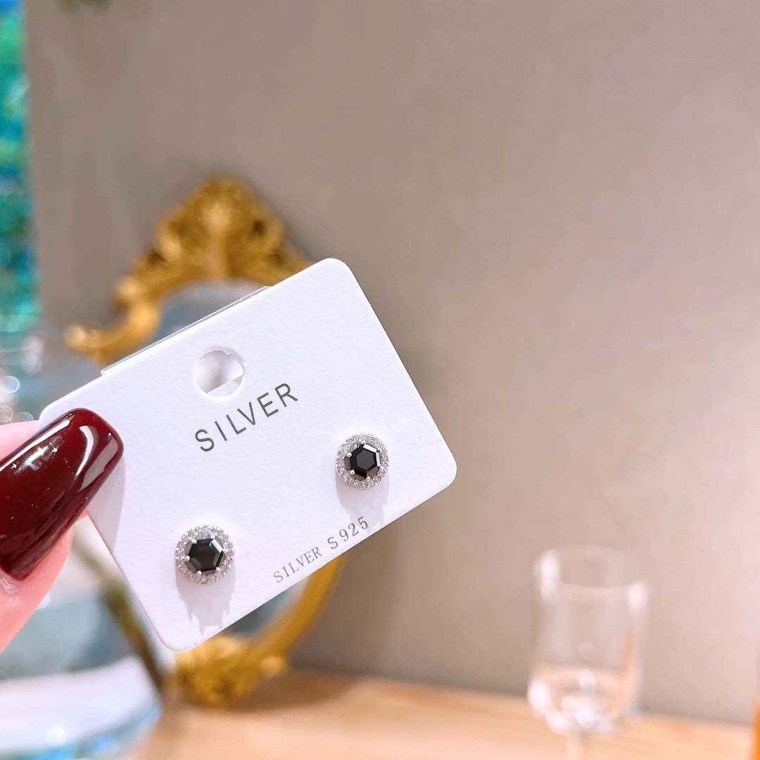 Fine Silver Earrings Vintage Banquet Silver