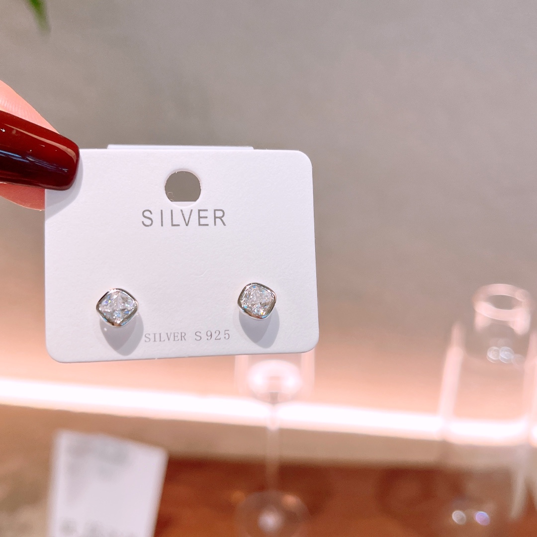 Nickel Free Silver Earrings Elegant Self-love Gold