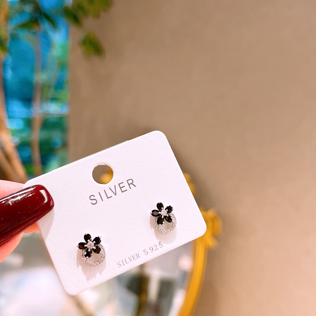 Hypoallergenic Silver Earrings Girly Gift for Her Gold