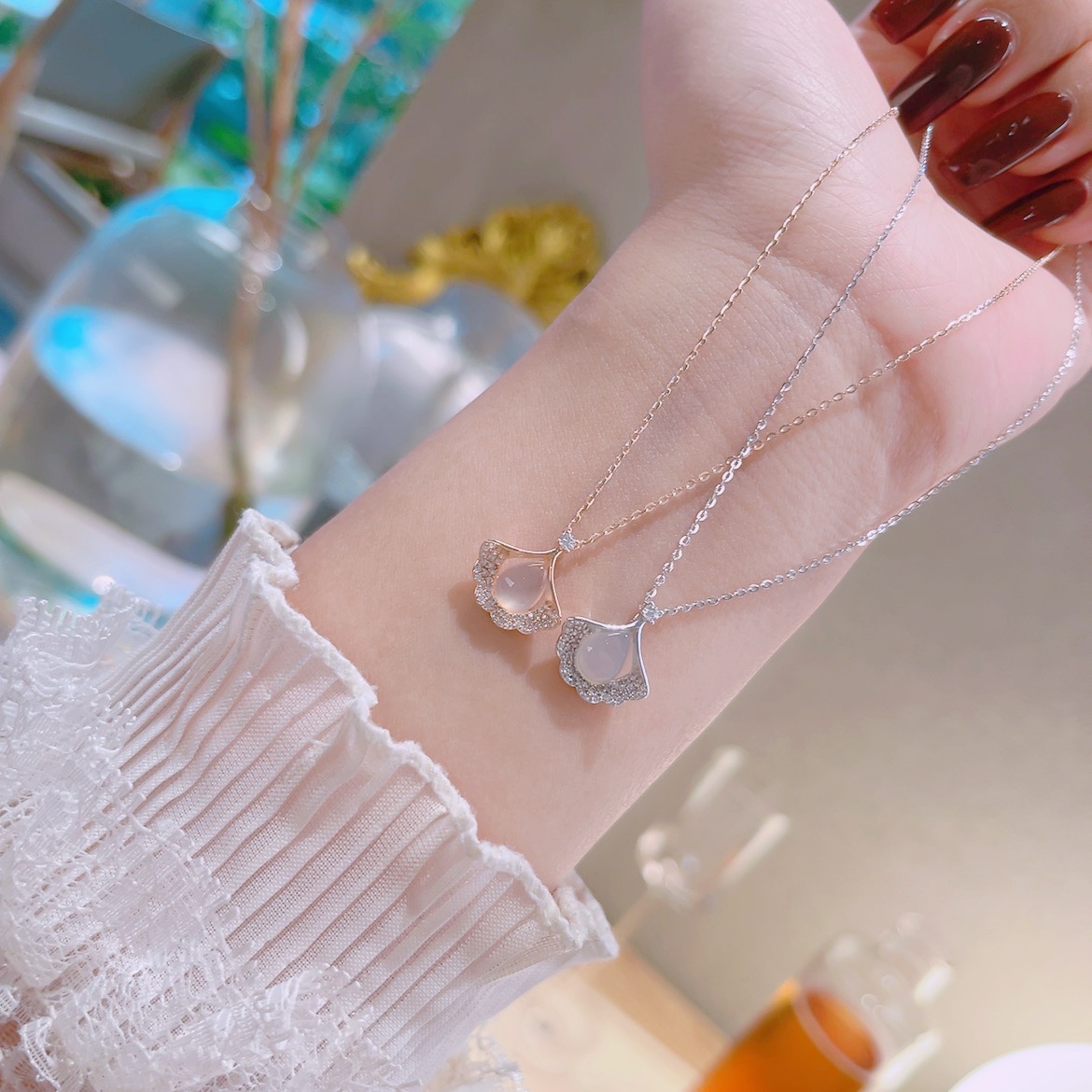 遊び心ニッケル無添加銀ネックレスシルバー 先生の日