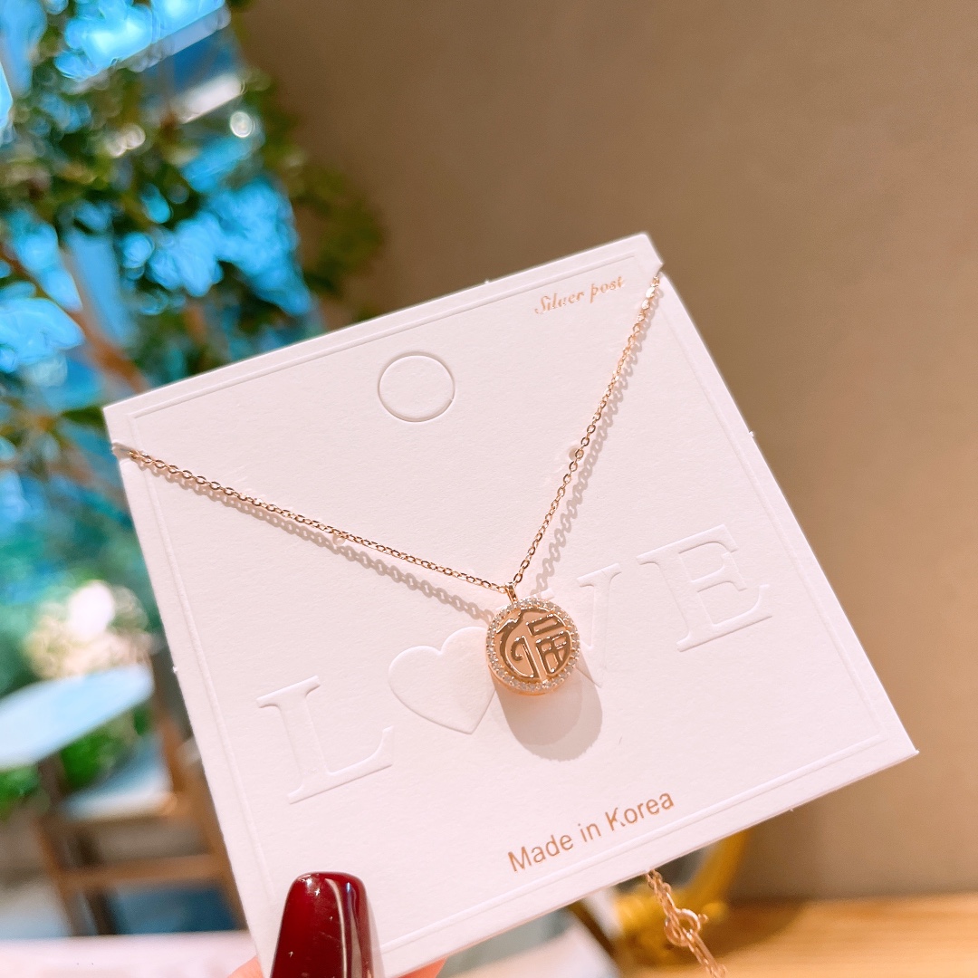 エレガントアレルギー対応シルバーネックレスシルバー ウェディングギフト