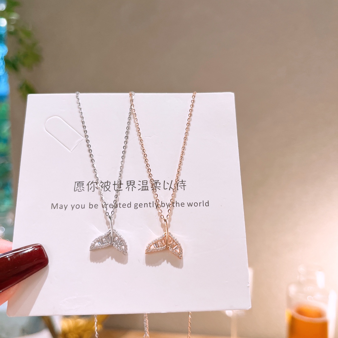 高級感ファインシルバーネックレスゴールド 春節