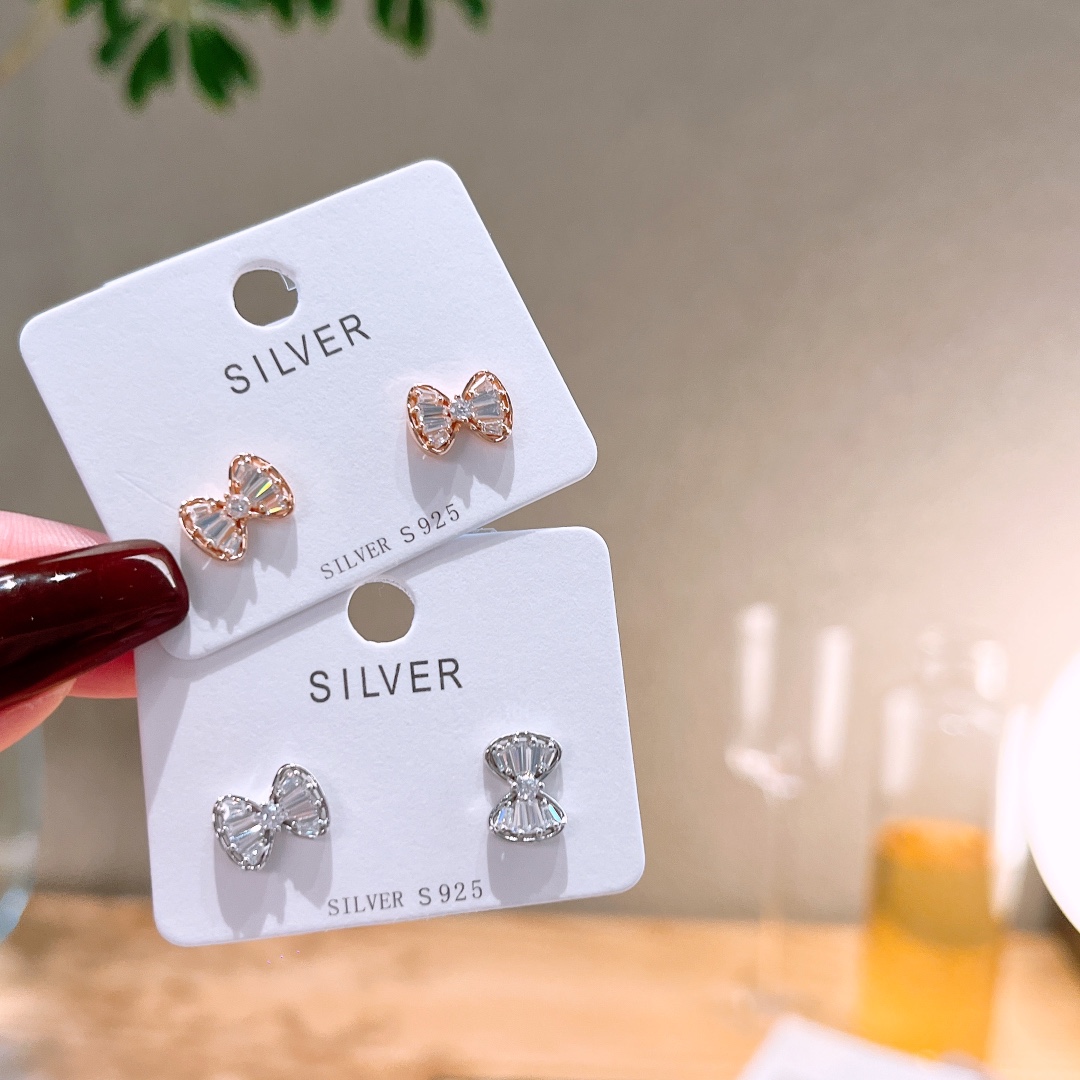 Nickel Free Silver Earrings Intellectual Christmas Gold