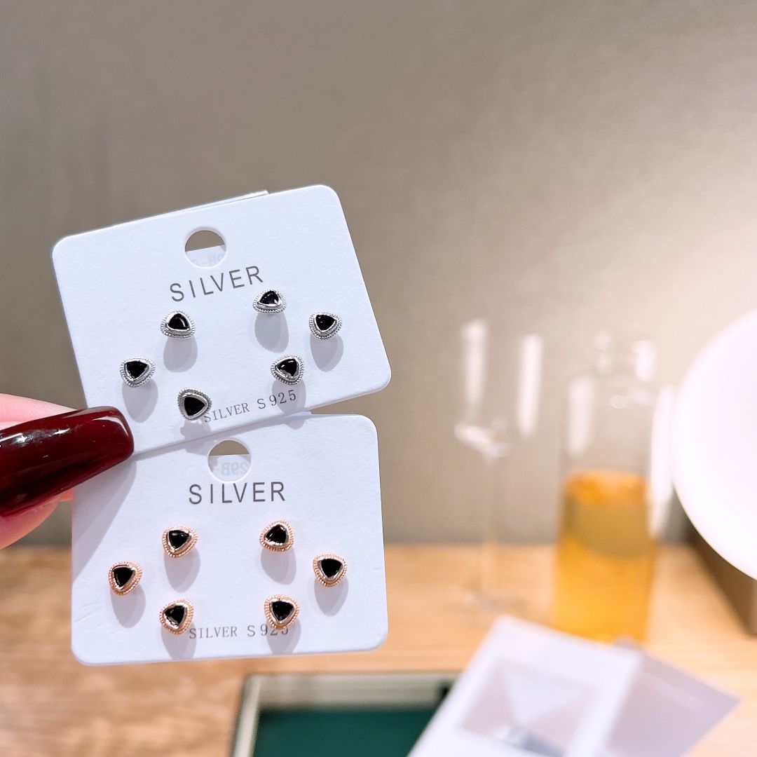 Solid Silver Earrings French Mother's Day Gold