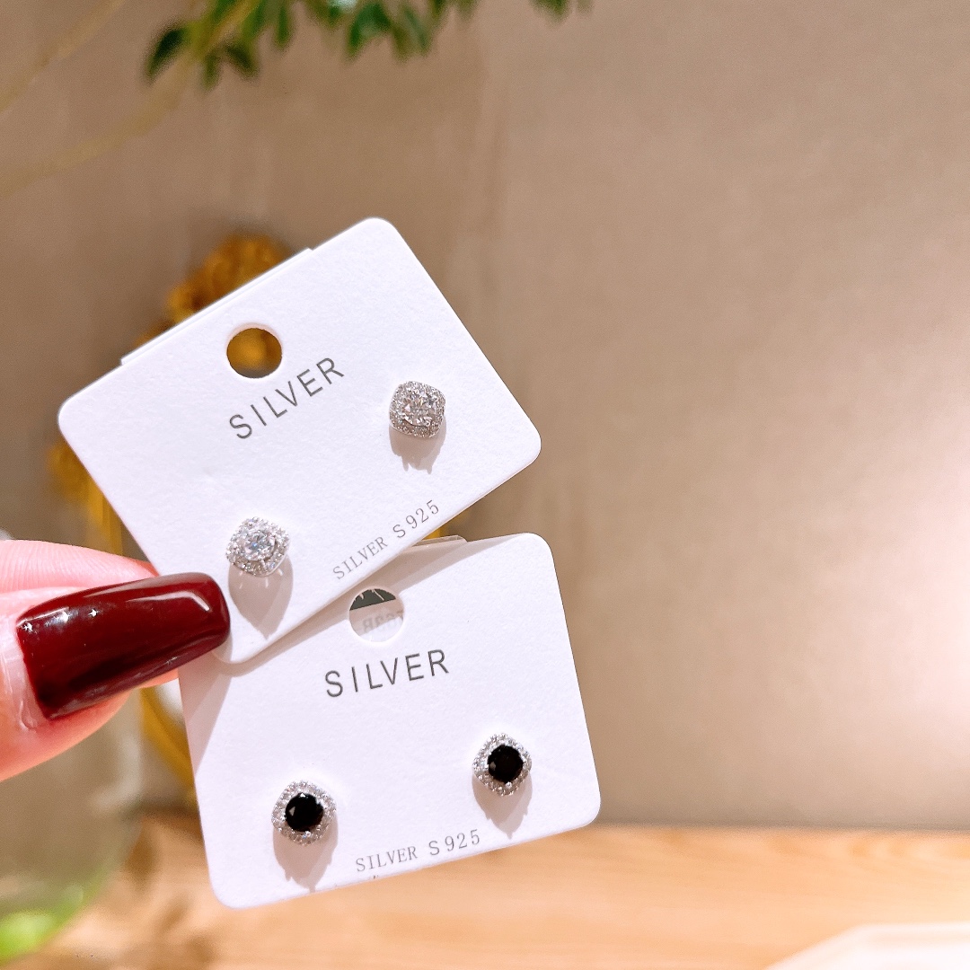 Fine Silver Earrings Sweet & Cool Spring Festival Gold