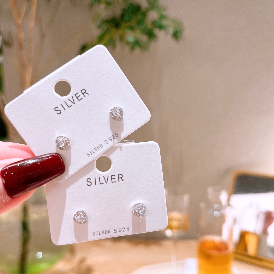 925 Silber Ohrringe Vintage Hochzeitsgeschenk Silber