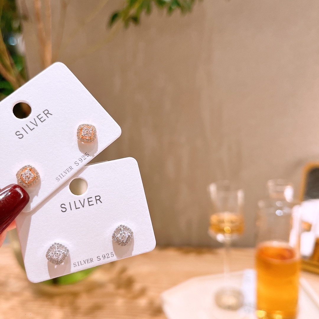 Nickel Free Silver Earrings Artistic Office Silver