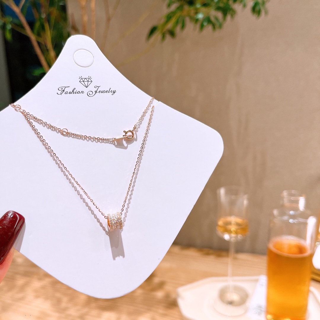 Solid Silver Necklace Sweet Engagement Silver