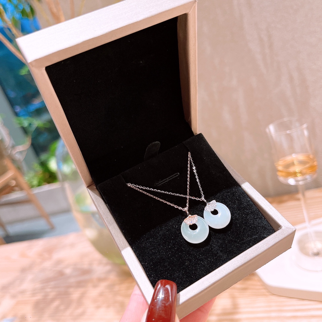 Nickel Free Silver Hetian Jade Necklace Ultra Minimal Gift for Her