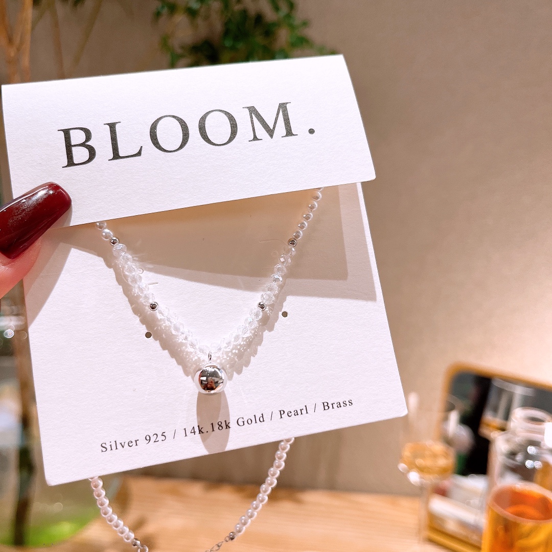 アーティスティックニッケル無添加銀ネックレスゴールド ウェディングギフト