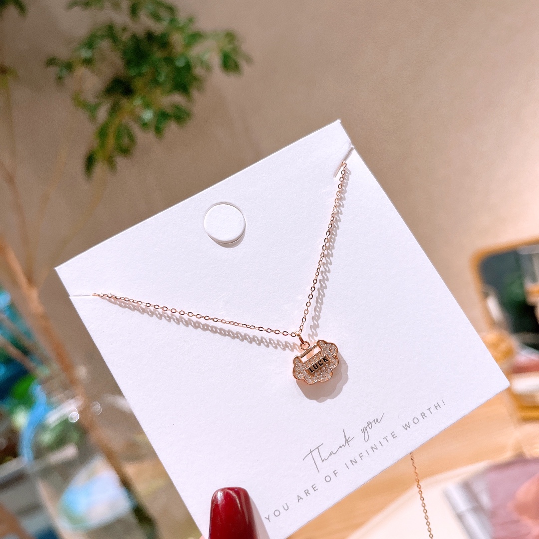 ミニマルニッケル無添加銀ネックレスゴールド 自分へのご褒美