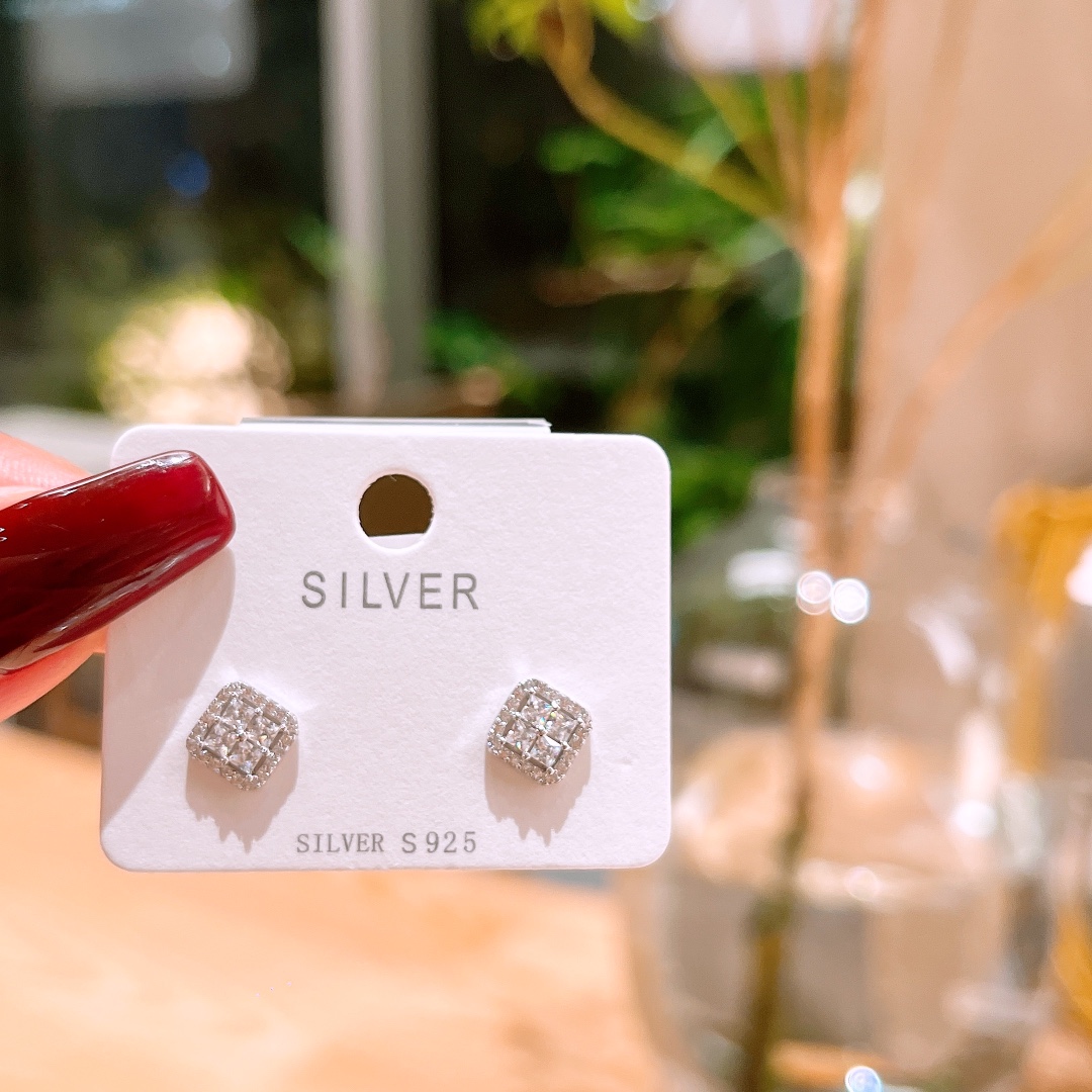 ファッション低アレルギー銀イヤリングシルバー プロポーズ