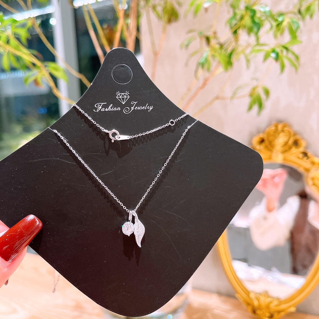 アーティスティックファインシルバーネックレスゴールド プロポーズ