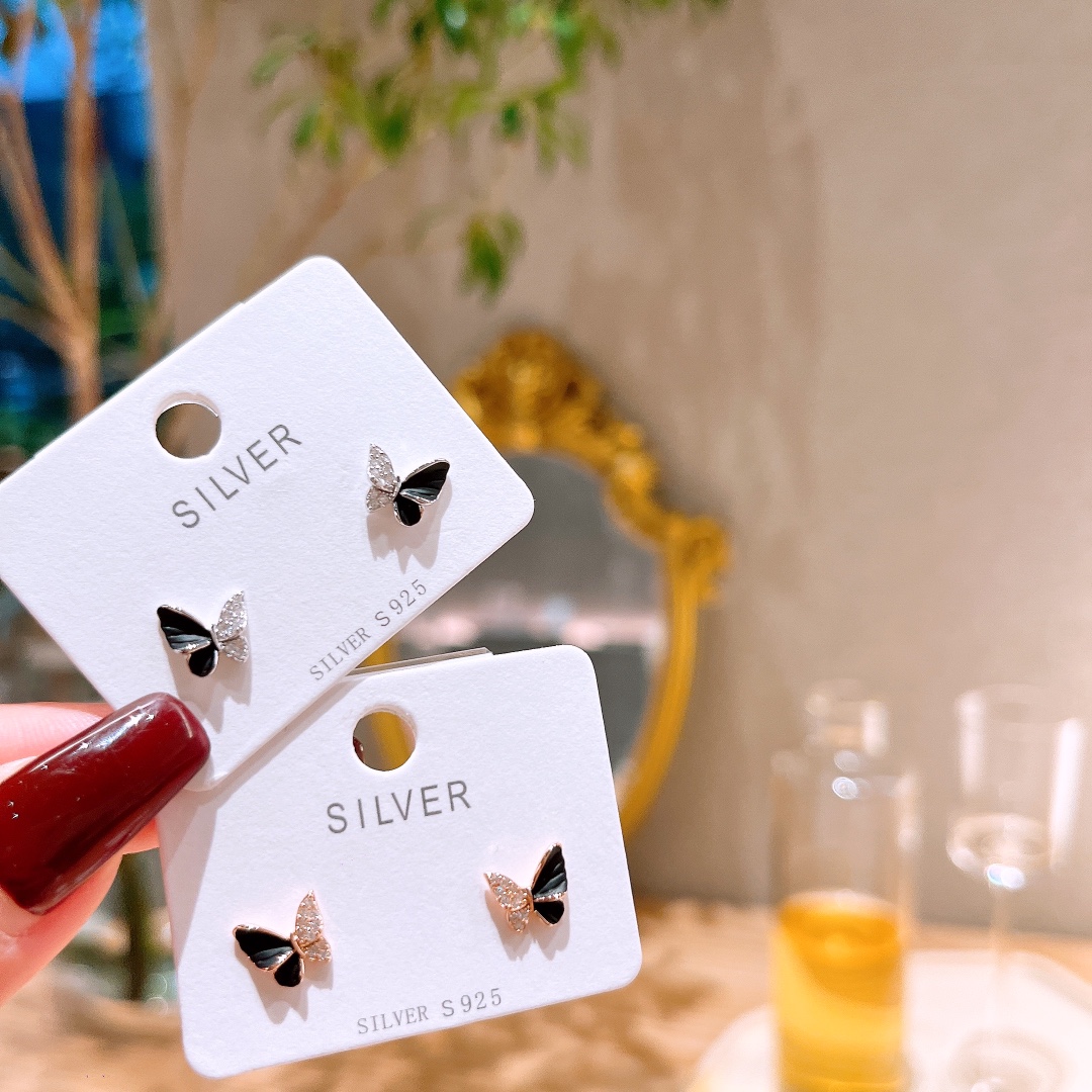 ミニマリスト高品質シルバーイヤリングシルバー 婚姻届提出