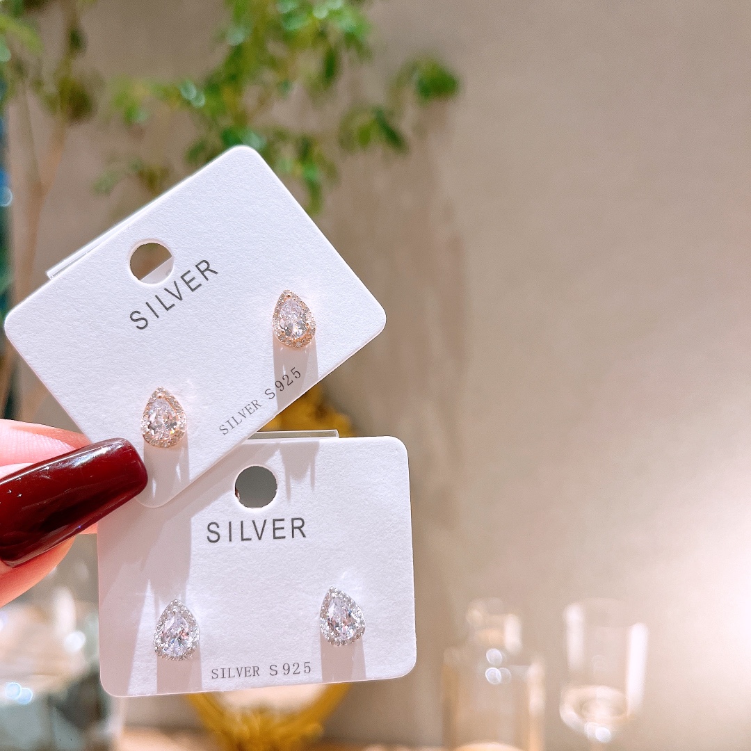 S925 Sterlingsilber Ohrringe Lebendig Geständnis Silber