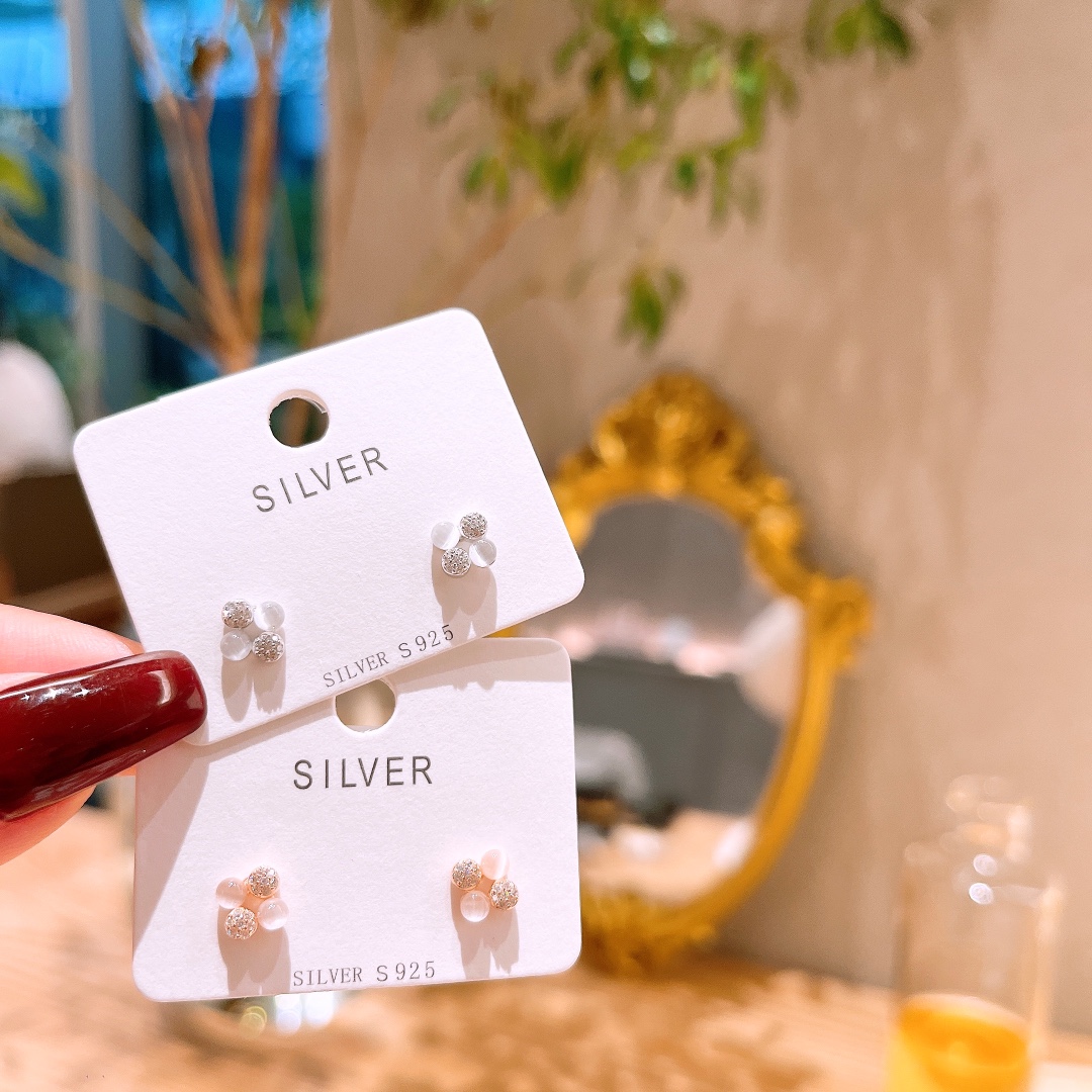 アーティスティック高品質シルバーイヤリングゴールド パーティー