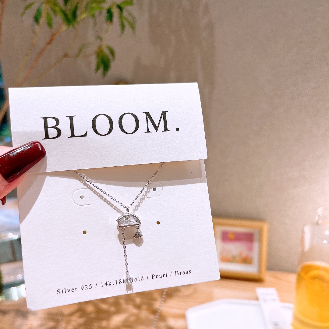 Hypoallergenic Silver Necklace Lively Teacher's Day Silver