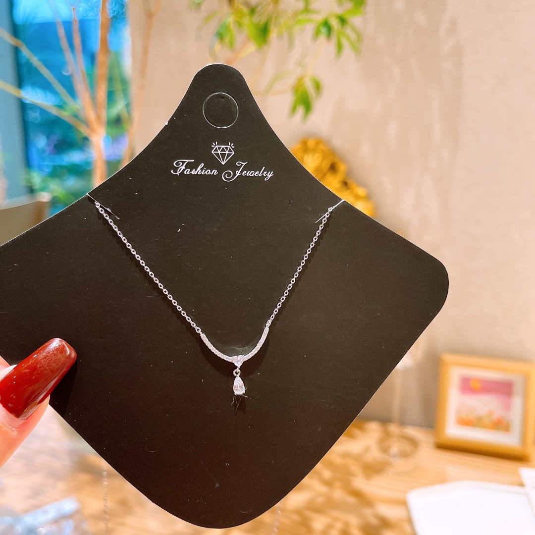 Hypoallergenic Silver Necklace Forest Confession Silver