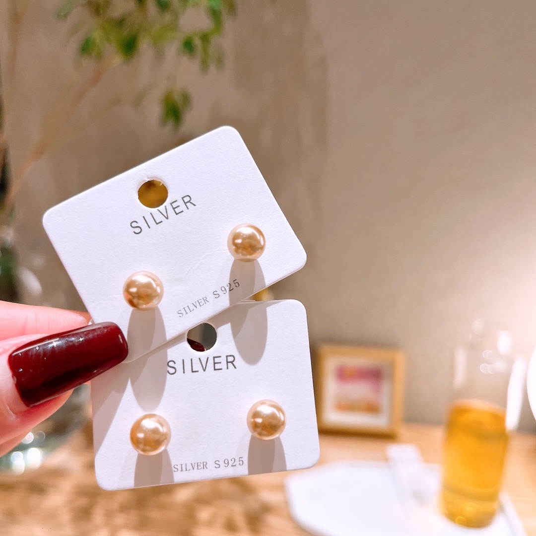 Massivsilber Ohrringe Koreanischer Stil Neujahr Silber