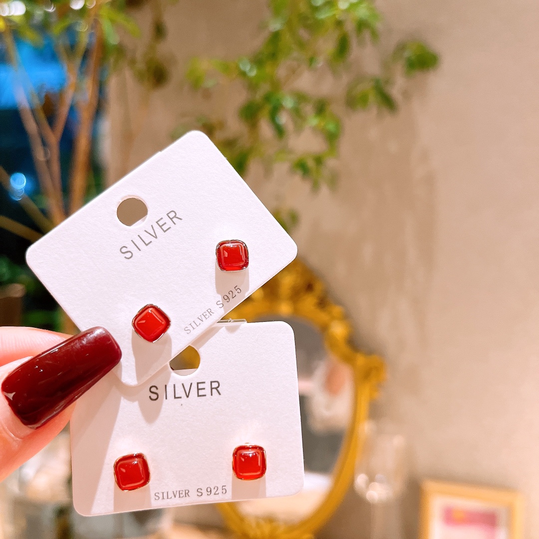 Feinsilber Ohrringe Lebendig Für mich selbst Silber