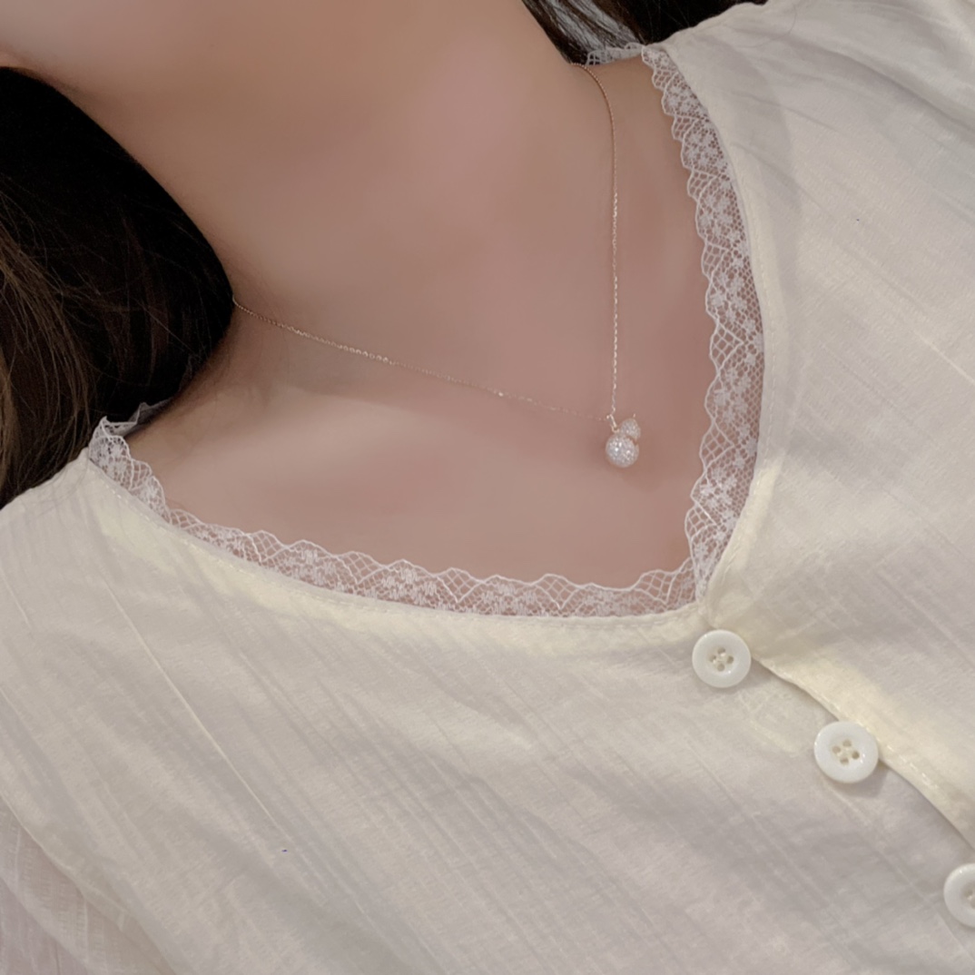 High Polish Silver Necklace Fashion Christmas Gold