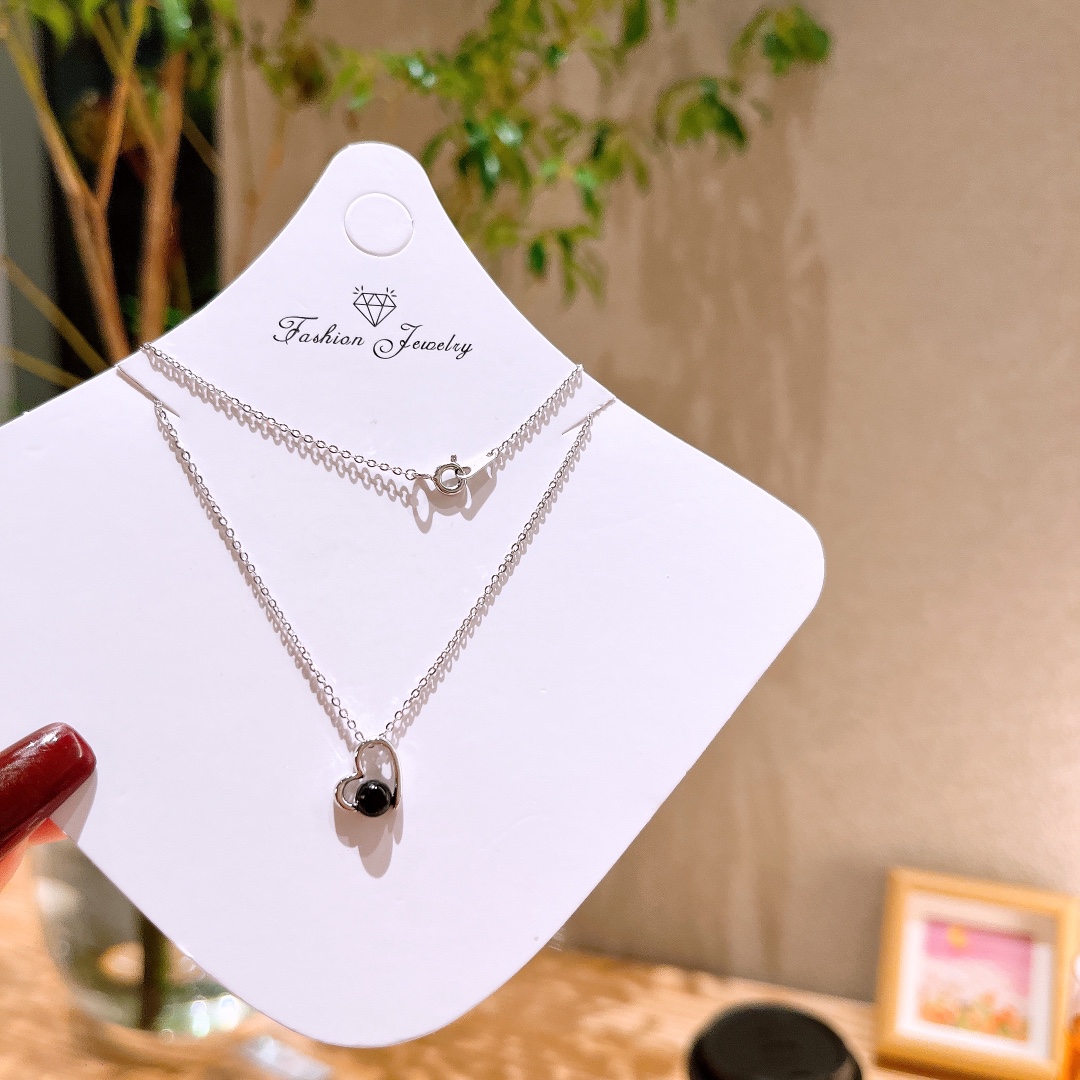 925 Silver Necklace Artistic Wedding Favor Gold
