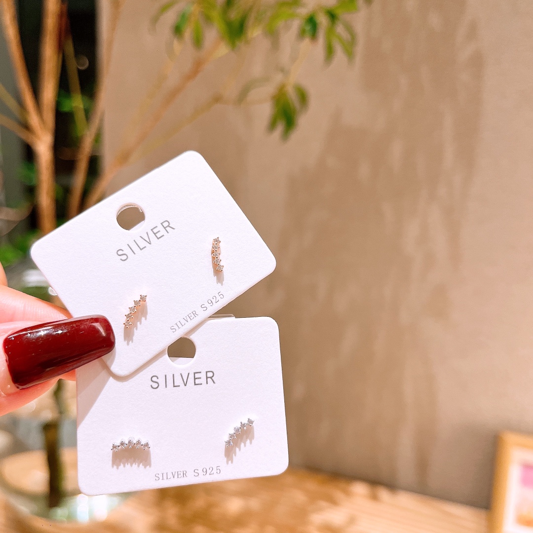 ロマンチックニッケル無添加銀イヤリングゴールド 年次パーティー