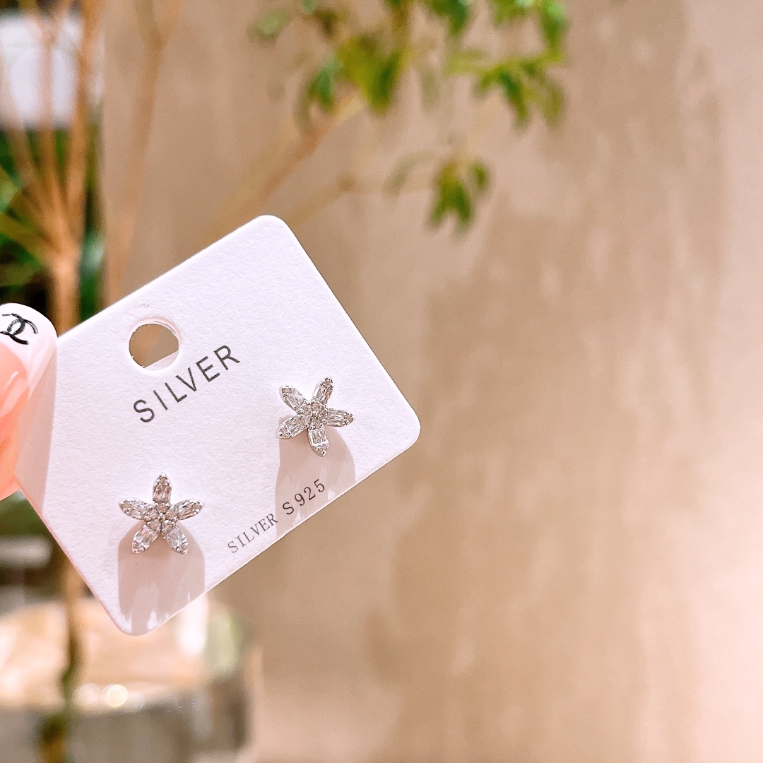 Hypoallergenes Silber Ohrringe Ätherisch Für mich selbst Gold