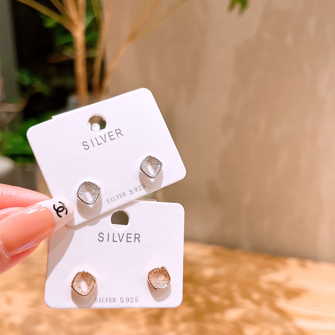 925 Silver Earrings Precision Valentine's Day Silver