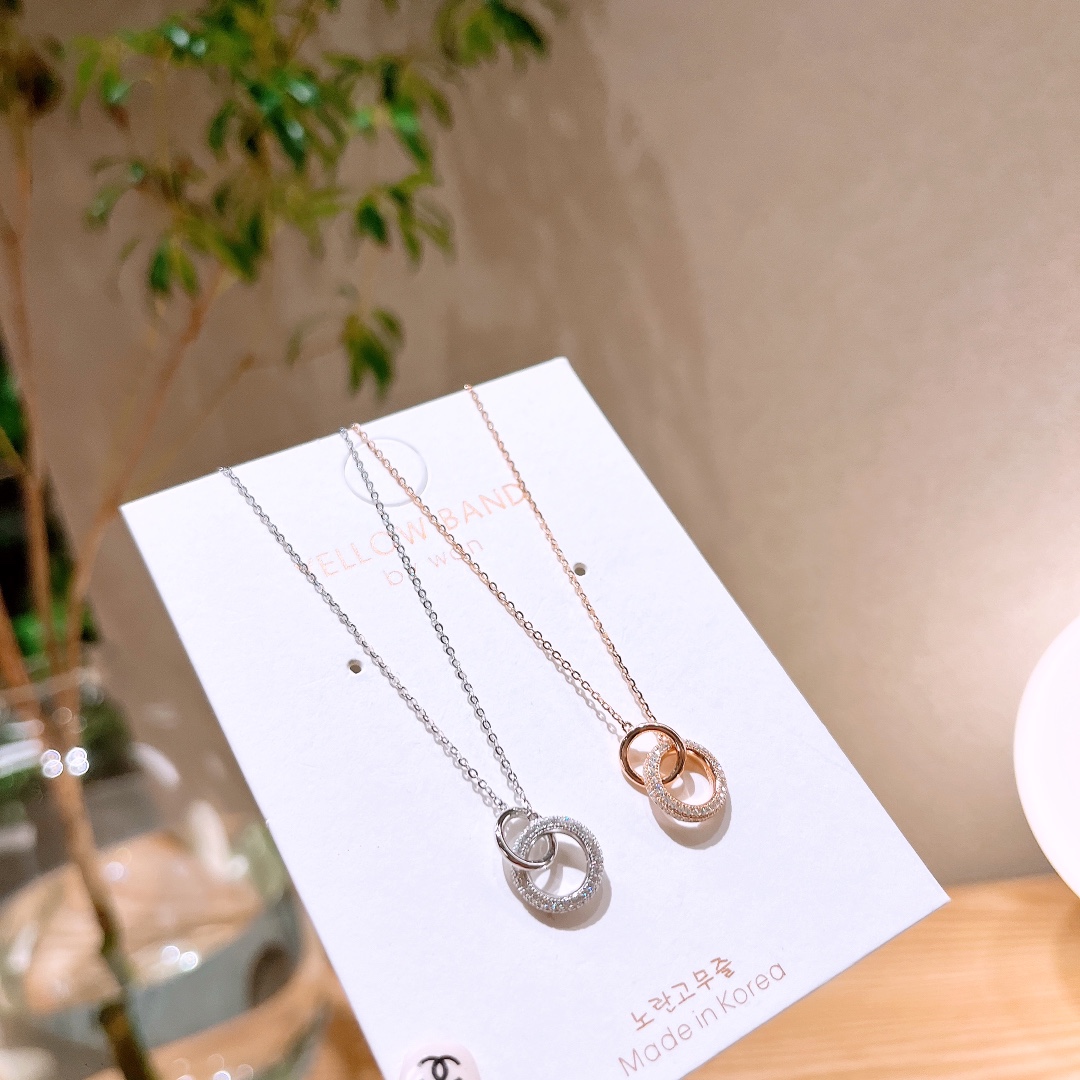 可愛い純銀ネックレスゴールド 職場