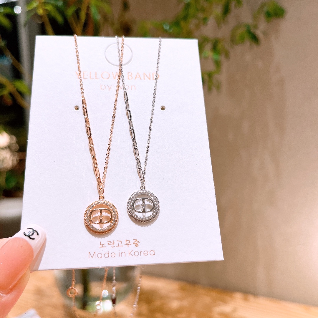 Solid Silver Necklace Cute Annual Party Silver