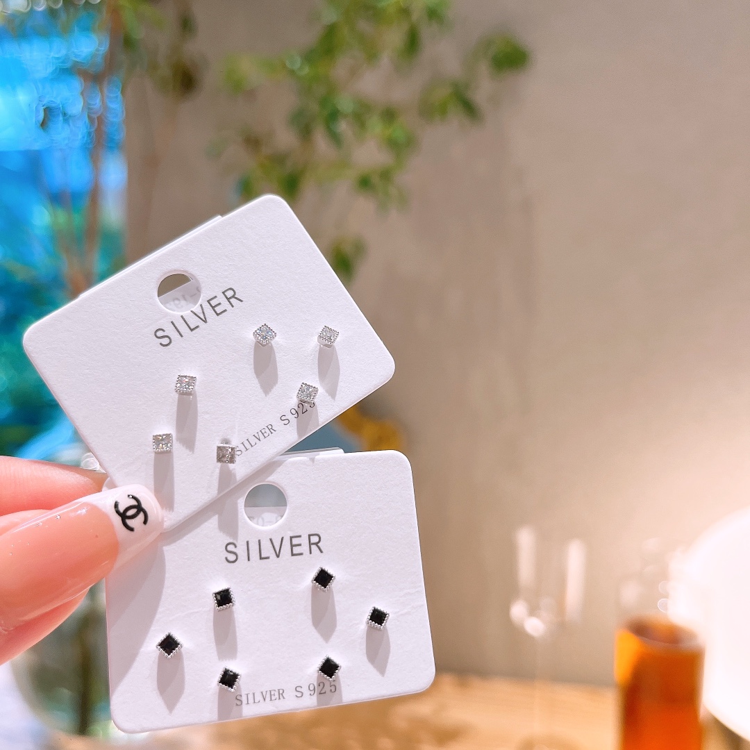 S925 Sterling Silver Earrings Dainty Date Night Silver